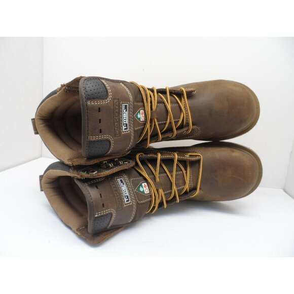 DAKOTA Mens 8'' 517 Quad Comfort Steel Toe Composite Plate Work Boot Brown 11W - Picture 5 of 8